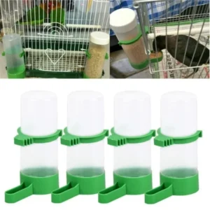 3pcs Bird Water Dispenser for Cage Water Bowl Automatic Feeder Watering Supplies for Pet Parrot, Parakeets and Other Birds