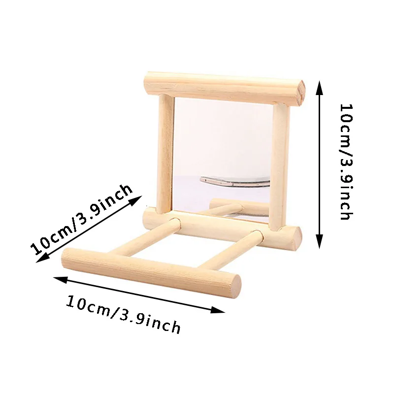 1/8PCS Set Combination Parrot Bird Toys Wood Articles Bite Pet Bird Toys For Parrot Training Bird Toy Swing Ball Bell Standing - Image 10