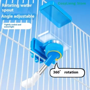 Bird Automatic Water Dispenser Cage Hanging Water Dispenser Install Pets Water Dispensers Easy To Clean Bird Cage Accessories