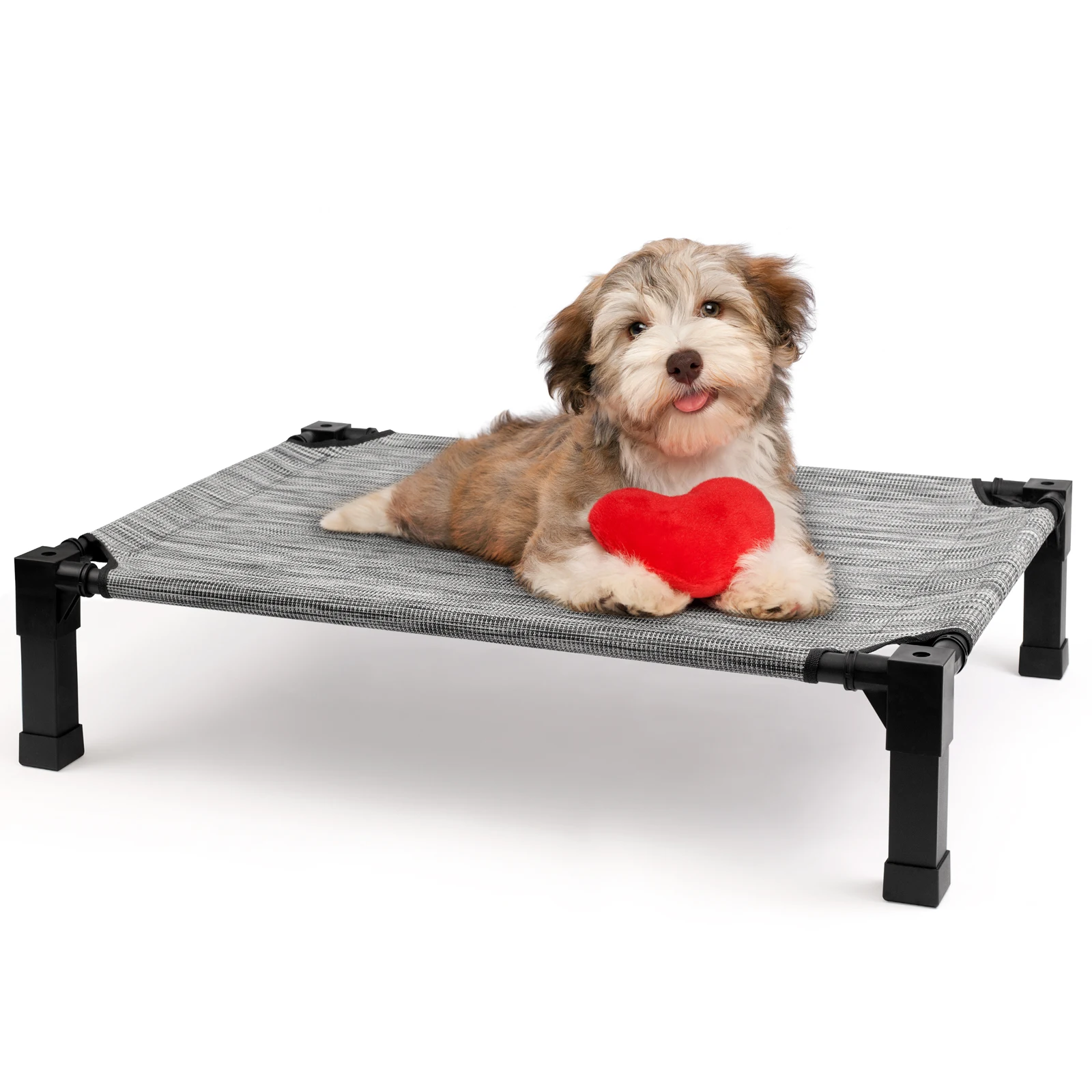 Elevated Dog Bed, Cooling Raised Pet Cot with Chew Proof Washable Breathable Mesh and Metal Frame, Portable Dog Cot Bed - Image 10