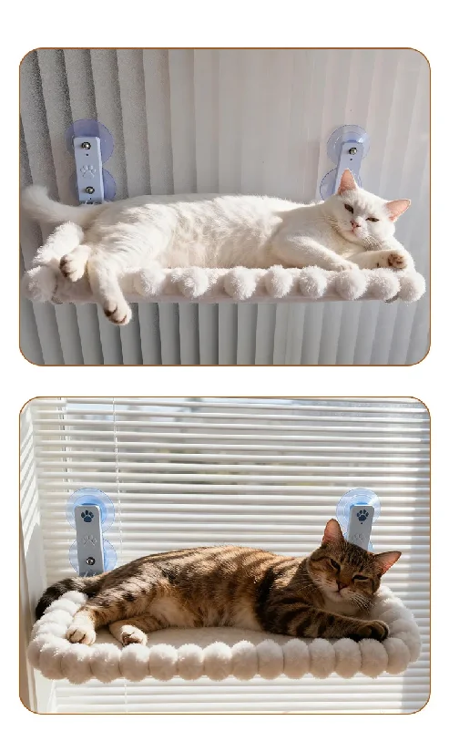 Cat Window Hammock with Strong Suction Cups – Cozy Perch for Indoor Cats - Image 3