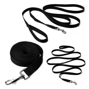 Nylon Extra Long Pet Leash Durable Dog Lead For Dog Recall Training Extended Length Anti Tangle Heavy Duty Pet Leash Outdoor