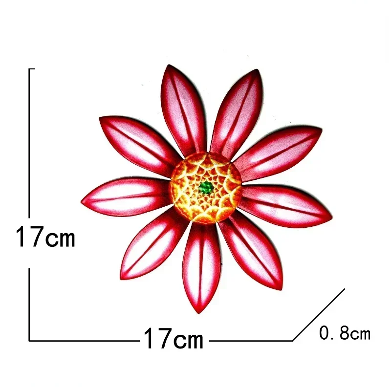 Garden Decoration Metal Flower Wall Decor Art Sculpture Hanging Ornament Aesthetic Home Room Garden Courtyard Decoration Outdoor - Image 7