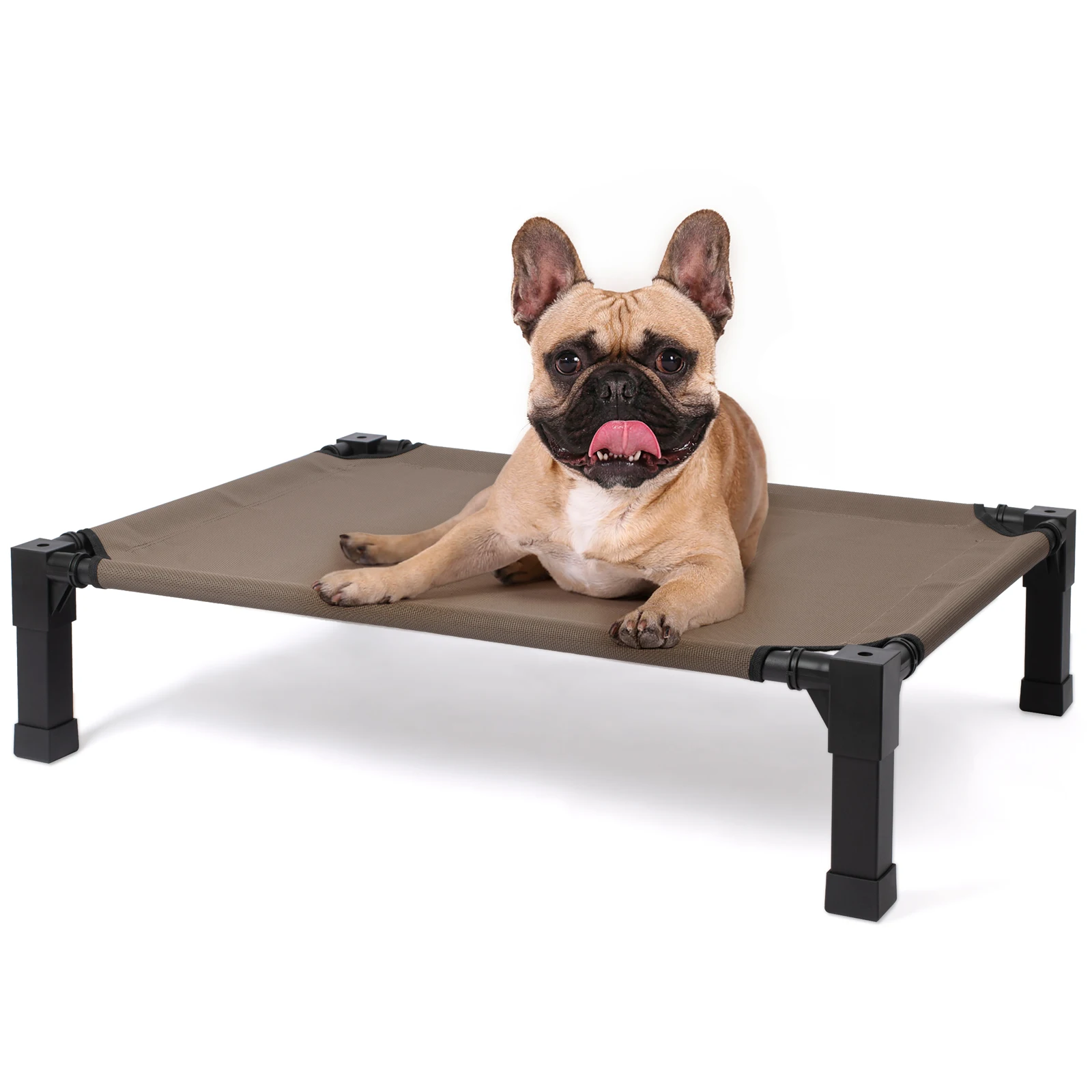 Elevated Dog Bed, Cooling Raised Pet Cot with Chew Proof Washable Breathable Mesh and Metal Frame, Portable Dog Cot Bed - Image 8