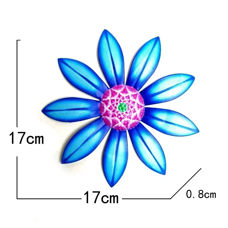 Garden Decoration Metal Flower Wall Decor Art Sculpture Hanging Ornament Aesthetic Home Room Garden Courtyard Decoration Outdoor - Image 8