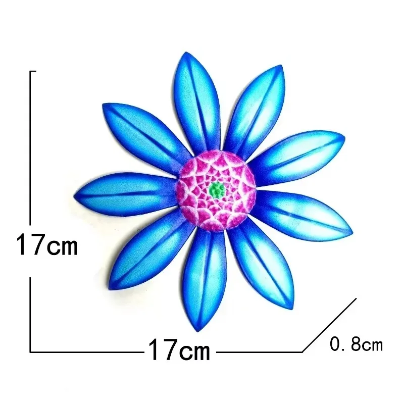 Garden Decoration Metal Flower Wall Decor Art Sculpture Hanging Ornament Aesthetic Home Room Garden Courtyard Decoration Outdoor - Image 6