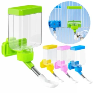 Cage Mounting Bird Cage Water Dispenser Water Supply System Clear Hanging Water Feeder Easy To Install Leak-proof
