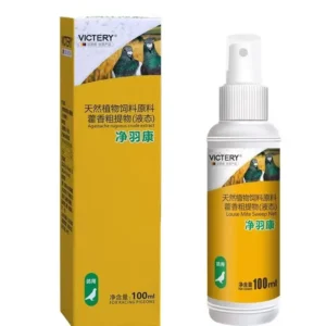 100ML Feather Mite Care Spray, External Parasite Solution for Mites & Lice on Racing Pigeons Birds