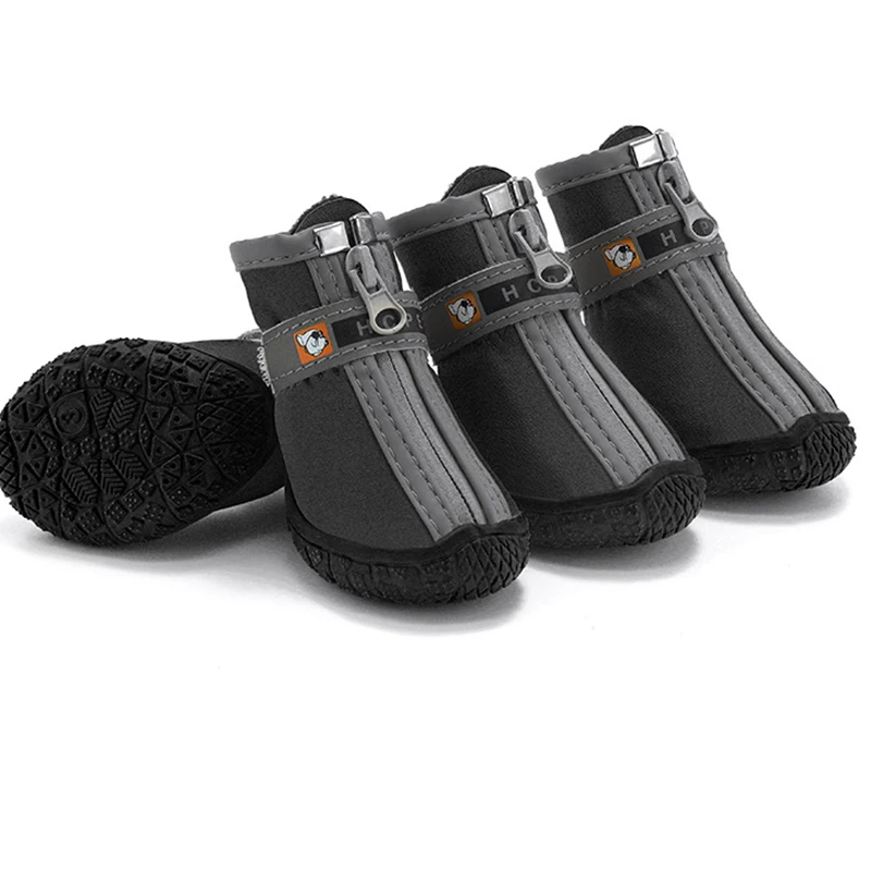 Dog Shoes Non-Slip Soles Thick Plush Protection Paw Pet Shoes Warm For Dog Non-Slip Dog Shoes Breathable Climbing Pets Booties - Image 12