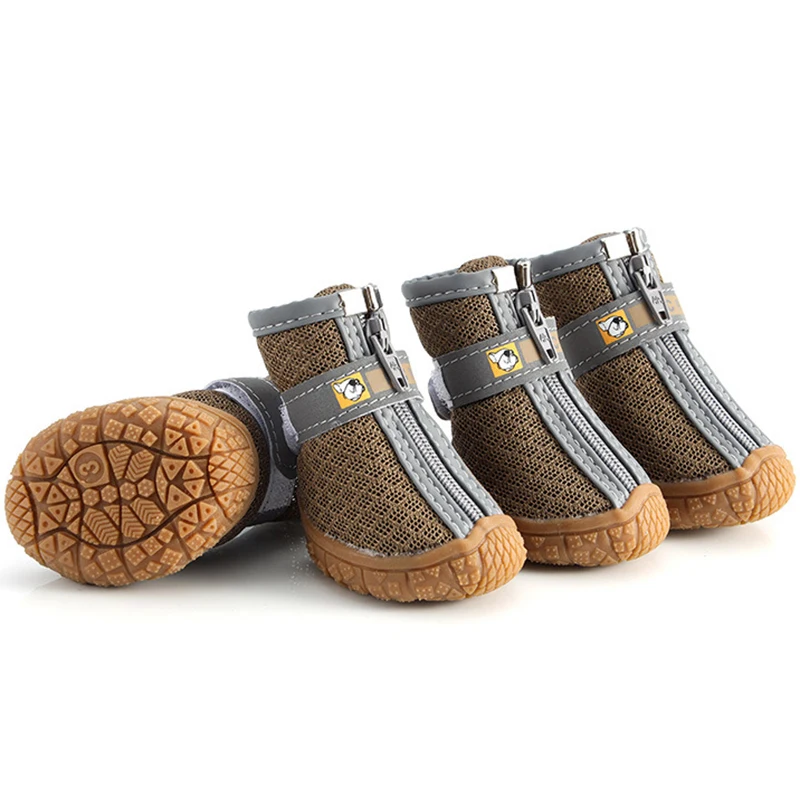 Dog Shoes Non-Slip Soles Thick Plush Protection Paw Pet Shoes Warm For Dog Non-Slip Dog Shoes Breathable Climbing Pets Booties - Image 8